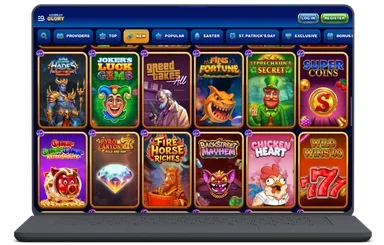 Spins of Glory Kasino webbplats